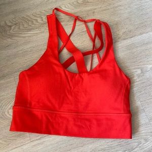 Balance Athletica aura small sports bra orange